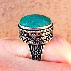 Brand New Handmade Malachite Antique Design Silver Ring. 925 Stamped New To Poshmark? Use Referral Code Kimberlyn222 To Receive $10. Silver Emerald Cabochon Ring In Sterling Silver, Bohemian Silver Emerald Ring For Gift, Bohemian Silver Emerald Ring As Gift, Bohemian Silver Emerald Ring As A Gift, Handmade Classic Sterling Silver Emerald Ring, Big Rings, Ring Color, 925 Silver Ring, Antique Design