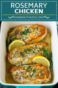 Mrs Dash Recipes Chicken, Orange Rosemary Chicken, What To Make With Rosemary, Chicken Stock Recipe Dishes, Recipes With Chicken Stock, Baked Rosemary Chicken Breast, Recipes With Rosemary, Boneless Chicken Breast Recipe, Chicken With Shallots