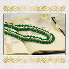 Multi layered beads south sea pearls emerald beads gem stones birth stones bead necklace precious gem stones precious beads & gems - SHABURI Gold Plated Jewelry Indian, Birth Stones, Precious Beads, Mold Kit, Emerald Bead, Stone Beaded Necklace, Jewelry Care Instructions, Sea Pearls, South Sea Pearls