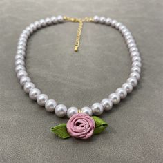 Product information: Color: purple flower necklace, pink flower necklace Shape: Flower Popular elements: Flowers Style: sweet and cool Size：37+7CM Material: Pearl Packing list: Pearl necklace *1 Product Image: Choker Pearl Necklace, Pink Flower Necklace, Purple Flower Necklace, Choker Pearl, Flower Choker, Fresh Flower, Pearl Flower, Pearl Choker, Sweet Style