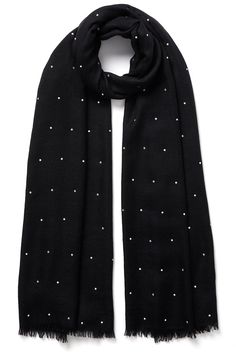 JANE CARR-The Crystal Scarf - Black-BLACK Crystal Wrap, Woven Scarves, Wrap Scarf, Comfy Fashion, Fall Collections, Fall Looks, Scarf Shawl, Winter Scarf, Nepal