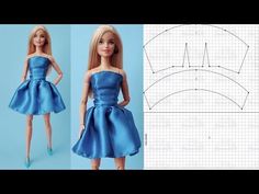 Barbie And Ken, Doll Clothing, Clothing Patterns, Doll Clothes, Couture, Dolls, Pattern, Clothes