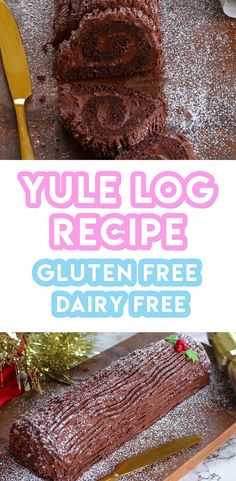 yule log recipe gluten free dairy - free