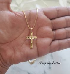 Gold Crucifix Necklace, Simple Crucifix Necklace, Simple Cross Necklace, Minimalist Necklace, 14k Heavy Plated Gold Necklace
#CrossNecklace #JesusNecklace #ConfirmationGift #GirlsJewelry #CommunionGift #Real14kGold #JesusChrist #GoldNecklace #GoldSimpleNecklace #PuertoRico 14k Gold Filled Cross Jewelry Gift, Minimalist Crucifix Necklace For Gift, Minimalist Crucifix Necklace As A Gift, Dainty 14k Gold Cross Necklace As A Gift, Dainty 14k Gold Cross Necklace Gift, 14k Gold Crucifix Jewelry As Gift, Minimalist Gold Crucifix Jewelry, Minimalist 14k Gold Crucifix Jewelry, Gold Cross Birthstone Jewelry