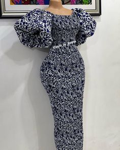 Divine Woman, Puff Sleeve Bodycon Dress, Dressing Ideas, Nigerian Fashion, Ankara Designs