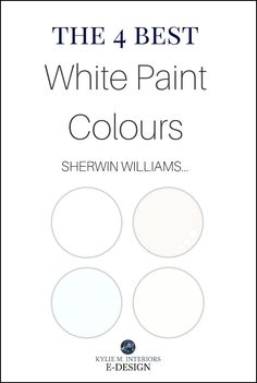 the 4 best white paint colours