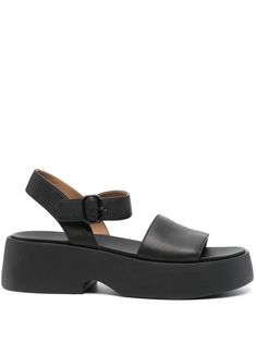 black leather smooth grain open toe buckle-fastening ankle strap branded leather insole 55mm mid stacked heel Modern Block Heel Sandals With Tang Buckle, Platform Sandals With Ankle Strap In Calf Leather, Leather Sandals With Stacked Heel And Rectangular Buckle, Leather Slingback Sandals With Rectangular Buckle, Leather Low Heel Wedge Sandals With Buckle Closure, Low Heel Leather Wedge Sandals With Buckle, Modern Sandals With Stacked Heel And Rectangular Buckle, Leather Sandals With Heel Strap And Rectangular Buckle, Leather Block Heel Sandals With Tang Buckle