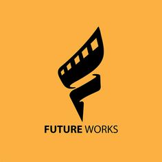 the logo for future works, which is designed to look like a movie clapper