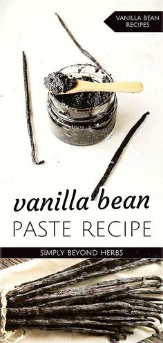 vanilla bean paste recipe with vanilla sticks