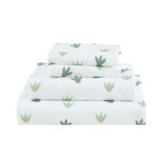 four sheets with cactus print on them