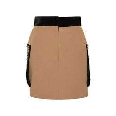 This mini Fausto Puglisi skirt features a fitted shape with velvet patch pockets and signature gold and silver embellishment.Back zipMaterial: 48% acetate 32% viscose 15% polyester 5% silkColor: camel/blackFully linedMade in Italy Elegant Mini Skort With Pockets, Luxury Mini Skirt For Workwear, Elegant Skort With Pockets, Chic Party Skort With Pockets, Luxury Lined Mini Skirt, Luxury Lined Mini Skirt For Work, Fitted Mini Skirt With Patch Pockets, Elegant Pencil Skort With Pockets, Elegant Pencil Skirt Skort With Pockets