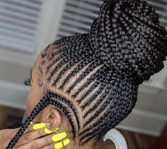 Ghana Weaving, Braided Ponytail Hairstyles, Pelo Afro, Feed In Braid, Braided Wig, Cornrow