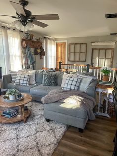 the living room is clean and ready for us to use in its new owner's home