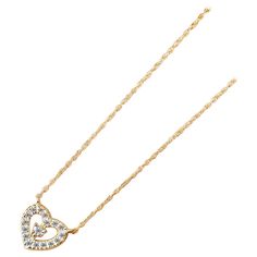 Heart Shaped Diamond Necklace 9.77 mm. x 10.70 mm. is made of 18k solid gold available in three colors, White Gold / Rose Gold / Yellow Gold. Lightweight and gorgeous natural genuine round cut diamond. Each diamond is hand selected by me to ensure quality and set by a master setter in our studio. Diamond charm attached to a dainty gold chain it would be perfect to wear at almost any occasion and a perfect gift for loved ones. "ALL OUR ITEMS ARE ELIGIBLE FOR FREE SHIPPING AROUND THE WORLD" "AVAIL Heart Shaped Diamond Necklace, 1st Dibs, Heart Shaped Necklace, Heart Shaped Diamond, Diamond Charm, Modern Necklaces, Rose Gold Color, Gold Heart, Diamond Sizes