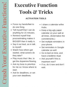 Executive Dysfunction Cleaning Hacks, Executive Dysfunction Hacks, School Social Work