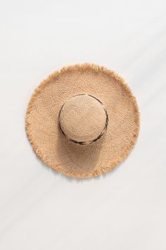 A classic summertime staple for a romantic warm-weather look, the Collioure Hat is perfect for days spent in the sunshine. With lovely vintage-inspired florals around the crown, this hat is available in tan straw with either black or white fleur details. Please Note- This item is final sale only. . Details: 17.5" Total Diameter 22" Around Crown, Adjustable Inner Ribbon Material: 100% Raffia, Polyester Inner Ribbon Imported Spring Summer Boater Hat For Picnic, Summer Boater Hat For Spring Picnic, Brimmed Boater Hat For Garden Party, Spring Panama Hat For Picnic With Flat Brim, Summer Boater Hat For Picnic, Bohemian Natural Straw Hat For Garden Party, Beige Boater Hat For Summer Garden Party, Straw Sun Hat For Spring Picnic, Summer Fedora Hat For Garden Party