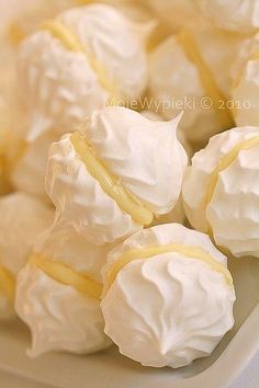 white chocolate covered with lemon zest on a plate