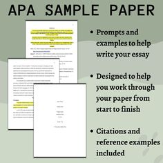 APA 7th edition Sample Student Thesis Paper Template, Graduate School, Research Project Apa Style Paper, Apa Format, Research Paper Introduction, Essay Tips, Thesis Writing, Research Writing, Student Guide, Word Document, Sample Paper