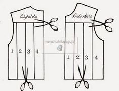 the measurements for a dress with ties and buttons on it, as shown in this diagram