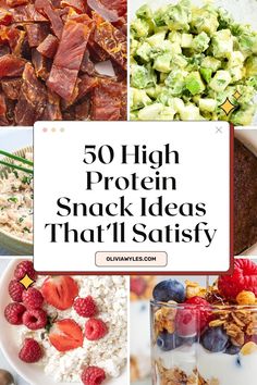 the top ten high protein snack ideas that i'm satisfied with in this post