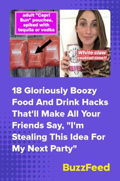 18 Gloriously Boozy Food And Drink Hacks That'll Make All Your Friends Say, "I'm Stealing This Idea For My Next Party" Best Store Bought Snacks, Boozy Food, Drink Hacks, Store Bought Snacks, Cranberry Cocktail Recipe, Cheap Vodka, Store Bought Snack, Easy Margarita, Cranberry Vodka