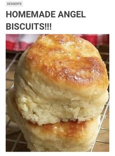 some biscuits are cooling on a wire rack