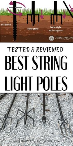 different types of string light poles Outdoor String Lights Backyard, Outdoor String Lighting Ideas, Pole For String Lights, Deck String Lights, Poles For Outdoor Lights, Backyard Lights, Backyard String Lights