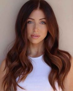 Beautiful Red Brown Hair Auburn Copper Hair With Dark Roots, Dark Red Hair With Brown, Auburn Hair With Highlights, Brown Auburn Hair, Reddish Brown Hair Color, Red Brown Hair Color, Auburn Hair Color, Unnatural Hair Color