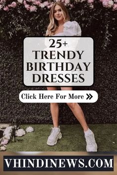 "Looking for the perfect birthday dress? From chic midi dresses to glamorous sequins, explore 25 top picks that will make you shine on your special day. Be the best-dressed birthday queen!"

#BirthdayDresses #WomenStyle #PartyOutfits #CelebrationFashion #GlamLook 21st Birthday Checklist