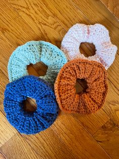 Crochet ponytail holder with elastic. Crochet Ponytail, Baby Cocoon, Ponytail Holder, Swansea, Ponytail Holders, Cotton Yarn, Hair Ties, Hair Accessories, United States