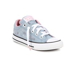 Converse Chuck Taylor All Star Fashion Girls 10.5 Sneakers in Blue/Lotus Pink Size 13.5 - Little Kid Kids Platform Converse, Kids Shoes Converse, Kids High Top Converse, Kids Pibk Converse, Girls Converse, Blue Lotus, Converse Chuck Taylor All Star, Chuck Taylor All Star, Converse Chuck