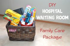 Hospital Goodie Bag Care Packages, Hospital Waiting Room Survival Kit, Caregiver Care Package, Knee Surgery Care Package