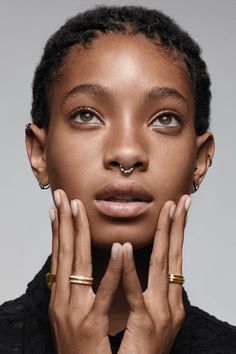 a woman with her hands on her face and the words willow fox above her head