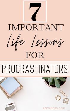 Stop Procrastinating Tips, Procrastinating Tips, Overcome Procrastination, Time Management Strategies, Life Management, Important Life Lessons, Time Management Skills