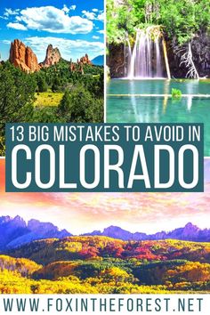 13 Big Mistakes to Avoid in Colorado + Secret Local Tips