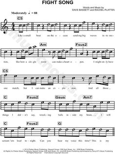 Fight Song sheet music by Rachel Platten and other pop songs on violin Songs On Violin, Violin Sheet Music Popular Songs, Piano Sheet Music Beginners, Song Sheet Music, Music Violin, Learning Piano