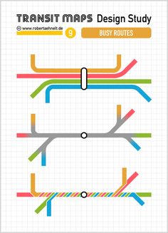 the transit map is shown with different colors and lines on it's sides, as well as an arrow