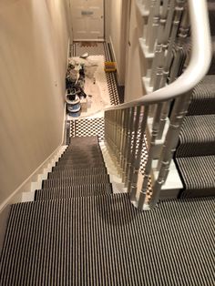 an image of stairs going up to the room