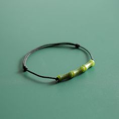 Color: Bamboo Olive Jade, Bamboo Braid Rope Style: Korean Korean Style Braid Rope, Peridot Bracelet, Earthy Jewelry, Retro Bracelet, Face Earrings, Peridot Stone, Unique Bracelets, Beads For Jewelry Making, Green Jade