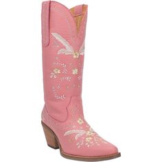 Pink Embroidered Flower Leather Boots 13" Height Leather Lining Hinged Cushion Insole Almond Toe Tall Fashion Heel Also Available in White, Black, Brown, Blue, Mint, Orange, Sand, & Yellow ***PREORDER DATES are subject to change, as these are "made to order" shoes. If you choose to cancel your PREORDER you will receive a STORE CREDIT, as we do not offer refunds! Pink Tejana, Dingo Boots, Womens Cowgirl Boots, Floral Boots, Dan Post, Tall Fashion, Leather Western Boots, Embroidered Leather, Leather Finish