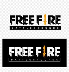 two logos for free fire and battlegroundss