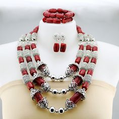 This is for high quality  handmade nigerian wedding jewelry, it takes 3-5 days for the production African Wedding Jewelry, Coral Beads Necklace, Bridal Necklace Set, African Necklace, Mobile Screen, Natural Coral, Necklace Craft, Nigerian Wedding, Coral Jewelry