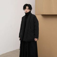 material: polyester , cotton SIZE unit:cm length 74 , bust/chest 133 , sleeve 46 , shoulder 68 Note: 1 inch = 2.54 cm, 1 cm = 0.39 inch note: measurement by hands allow 2-3cm errors which is normal Oversized Black Cotton Outerwear, Black Cotton Outerwear For Winter, Black Long Sleeve Outerwear For Work, Short Women, Women Coat, Big Pocket, Coat Winter, Winter Coats Women, Winter Coat