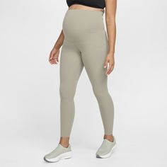 Whether it's yoga or a bike ride or a walk, you can move freely in our unbelievably soft Nike Zenvy leggings. Their InfinaSoft fabric is lightweight—but still squat-proof!—with softness that you can feel with every bend, stretch and shift. As your body changes, the maternity design gives you extra space where you need it so it adapts through your pregnancy. Plus, they're durable enough for you to move, wash and wear again and again. Nike Moisture-wicking Activewear For Outdoor Activities, Nike Breathable Activewear For Outdoor Activities, Nike Activewear For Outdoor Activities, Nike Go-dry Activewear For Outdoor Activities, Sporty Maternity Leggings For Pilates, Maternity Athleisure Yoga Pants For Pilates, Maternity Athleisure Activewear For Sports, Athleisure Bump-friendly Sports Leggings, Nike Yoga Pants For Pilates