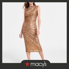 in stock Wedding Slippers, Sequin Midi Dress, Mary Jane Shoes Womens, Tall Jeans, Under Dress, Work Looks, Gold Dress, Dress 100, Anne Klein