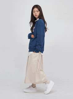 Elastic Waist Cargo Skirt Korean Female Fashion, Cropped Shrug, Black Mesh Top, Kpop Style, Seoul South Korea, Streetwear Casual, Cargo Skirt, Cropped Tube Top, Female Fashion