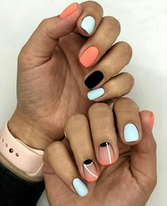 Minimal Nails, Short Acrylic Nails Designs, Dipped Nails, Minimalist Nails, Fancy Nails, Chic Nails, Nail It