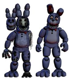 an image of two creepy looking cartoon characters