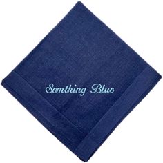 This is embroidered handkerchief. Price is for 1 piece only.  The default postion is the corner and please don't except the size will be very big.  100% Cotton white hankerchief. Size of 16'' x 16'' Each.  Hand wash only  Contact us for bulk discount. Blue Rectangular Handkerchiefs As Gift, Blue Rectangular Handkerchief As Gift, Handkerchief Wedding, Wedding Hankies, Embroidered Handkerchief, Something Blue Wedding, Wedding Handkerchief, Rancho Cucamonga, Wedding Keepsakes