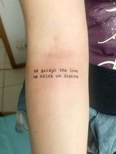 Need this tat asap! My most favorite movie ever <3 Pobaw Tattoo, Being Different Tattoo, I Go To Seek A Great Perhaps Tattoo, Perks If Being A Wallflower Tattoo, You Bleed Just To Know Tattoo, Tattoo Perks Of Being A Wallflower, Pobawf Tattoo, Movie Related Tattoos, The Smiths Tattoos